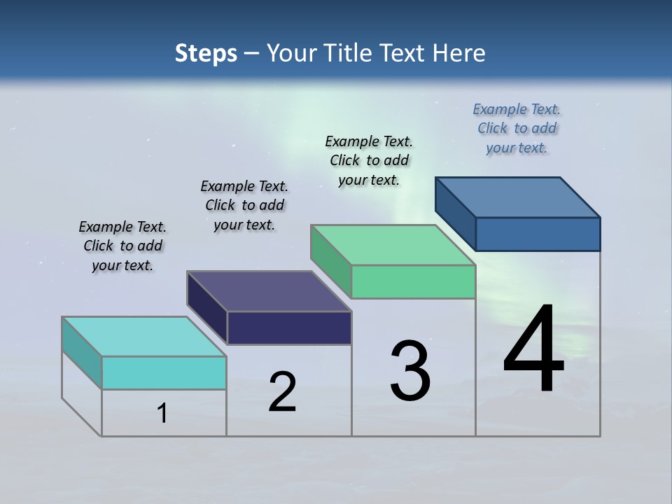 North Pole Borealis Santa PowerPoint Template