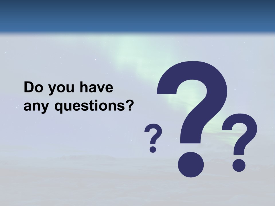 North Pole Borealis Santa PowerPoint Template