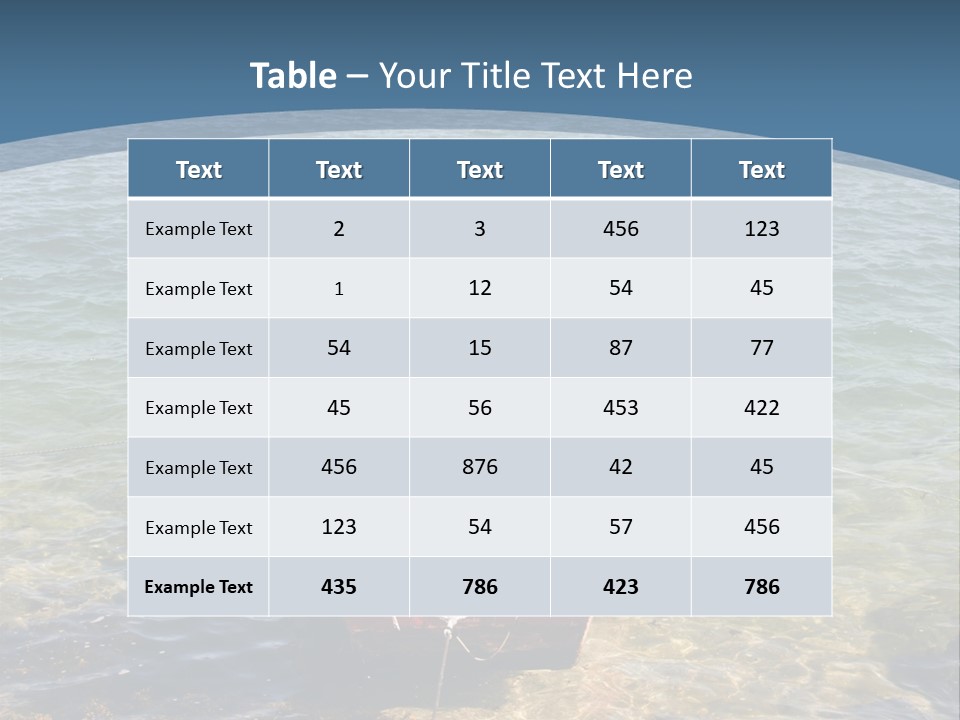 Fish Sunrise Wood PowerPoint Template