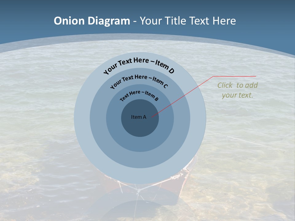 Fish Sunrise Wood PowerPoint Template