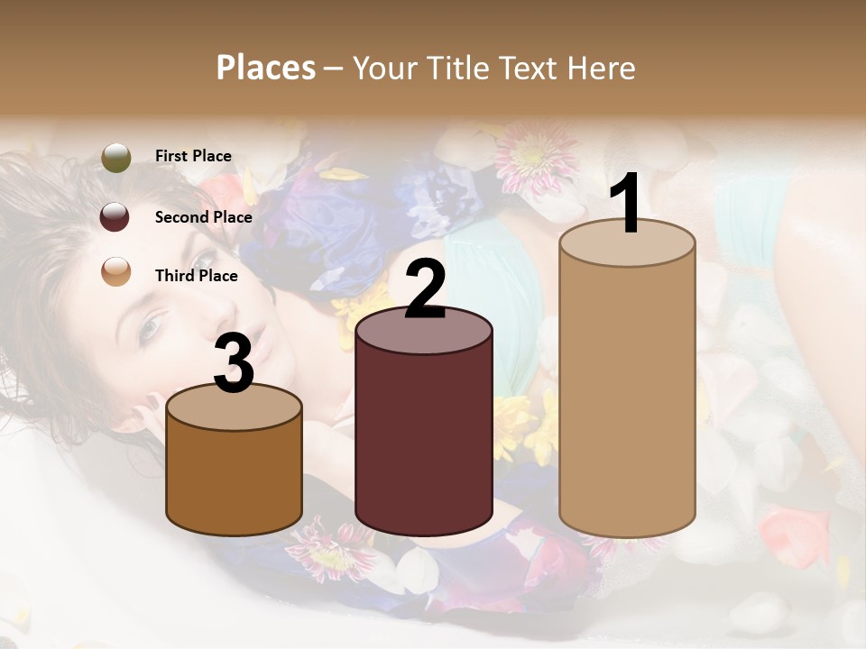 Bathroom White Bubble PowerPoint Template