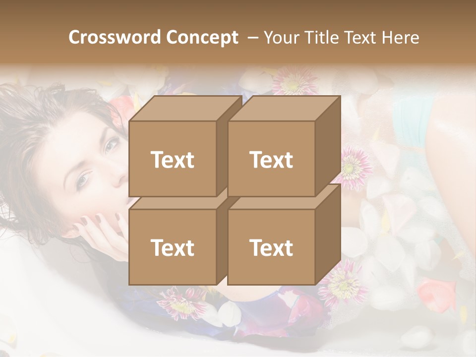 Bathroom White Bubble PowerPoint Template