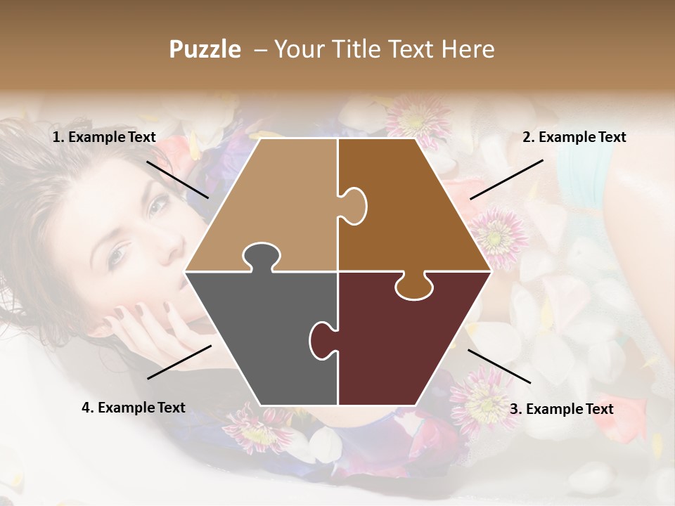 Bathroom White Bubble PowerPoint Template