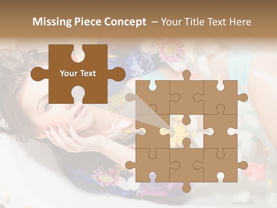 Bathroom White Bubble PowerPoint Template