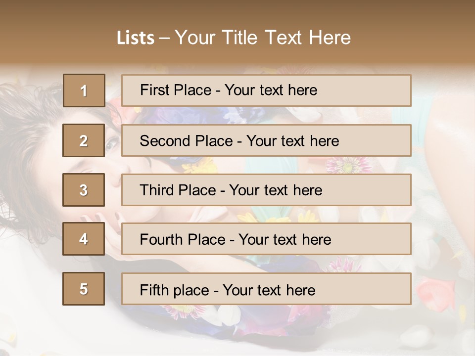 Bathroom White Bubble PowerPoint Template