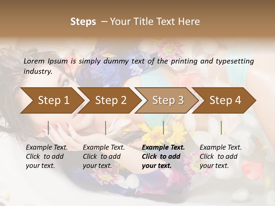 Bathroom White Bubble PowerPoint Template