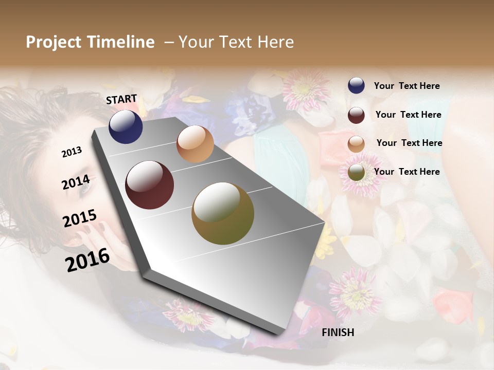 Bathroom White Bubble PowerPoint Template