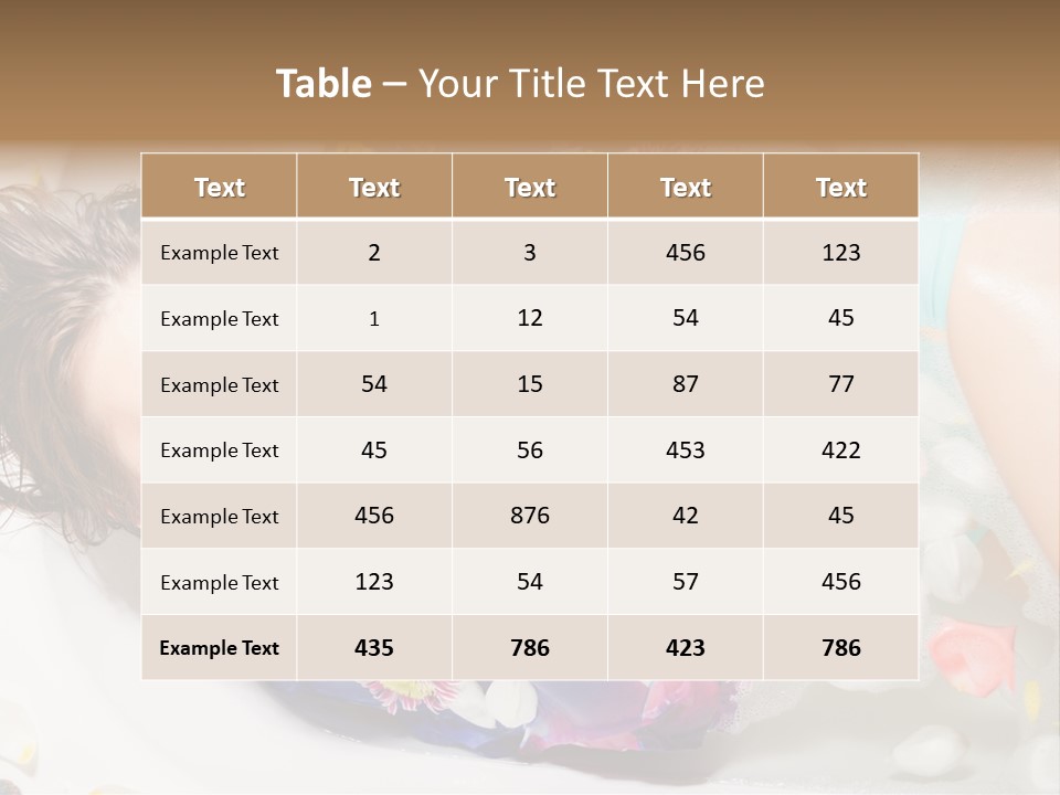 Bathroom White Bubble PowerPoint Template