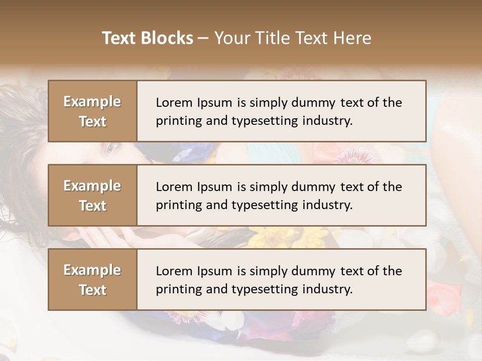 Bathroom White Bubble PowerPoint Template