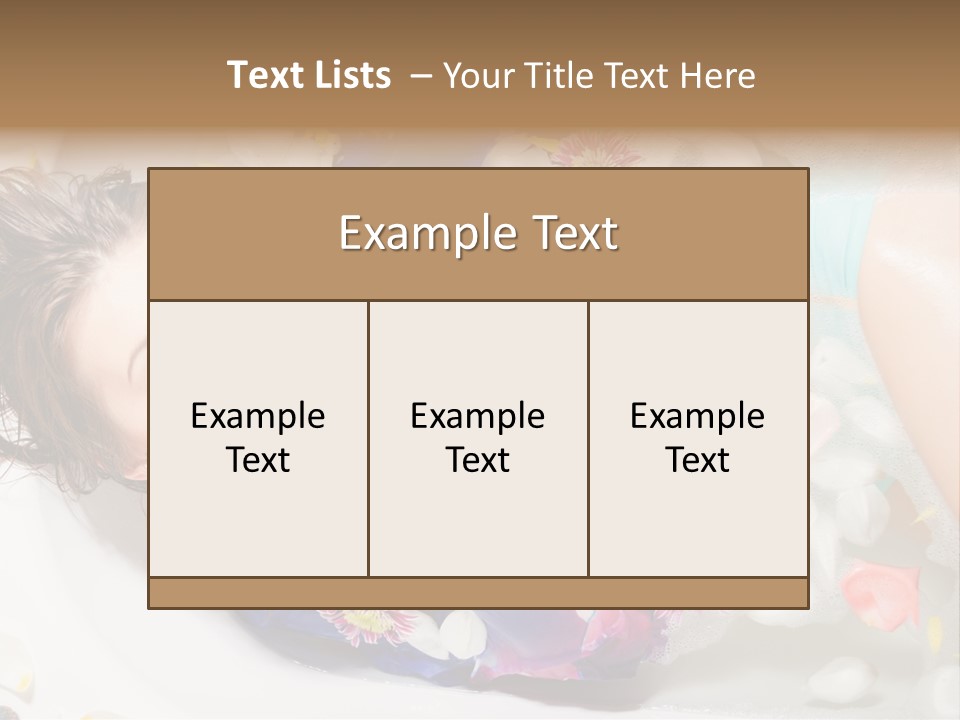Bathroom White Bubble PowerPoint Template