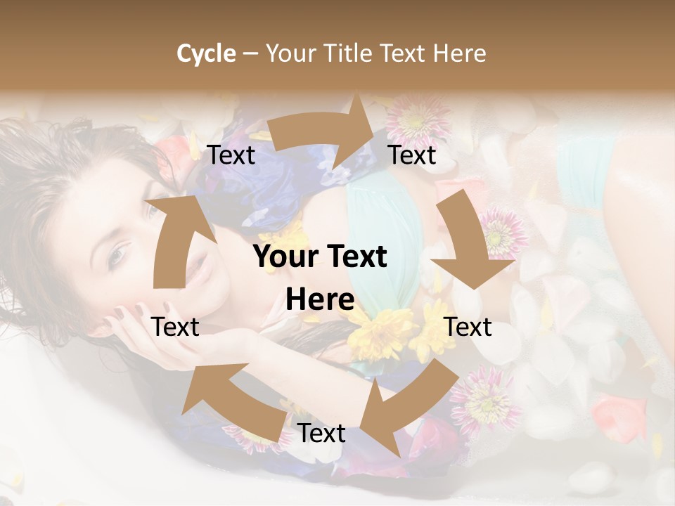 Bathroom White Bubble PowerPoint Template