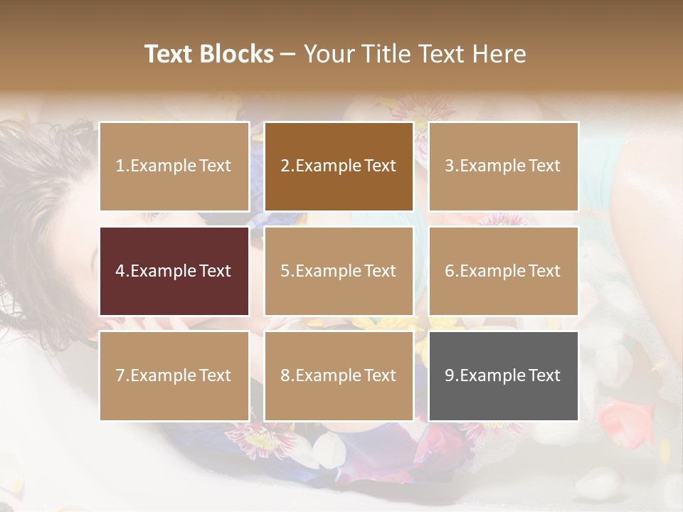 Bathroom White Bubble PowerPoint Template