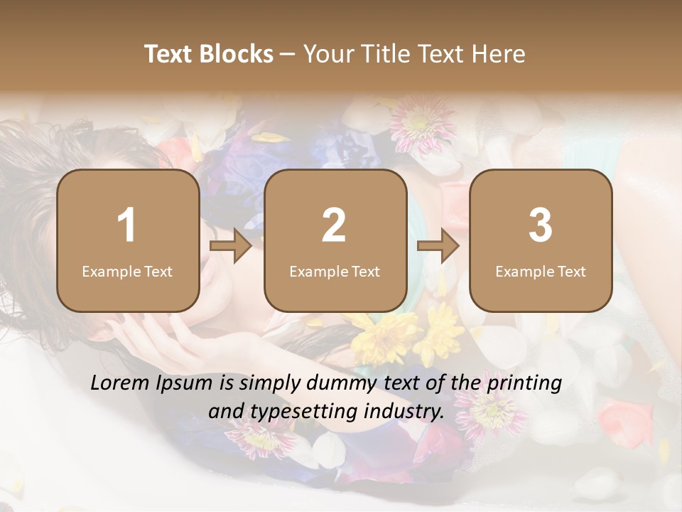 Bathroom White Bubble PowerPoint Template