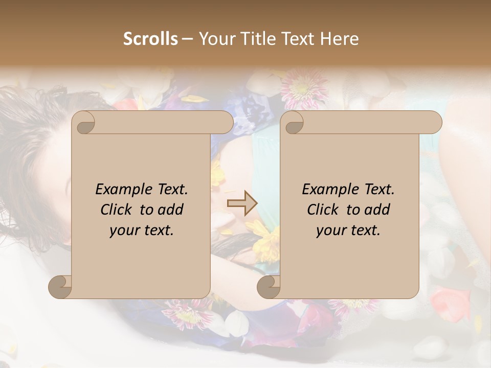 Bathroom White Bubble PowerPoint Template