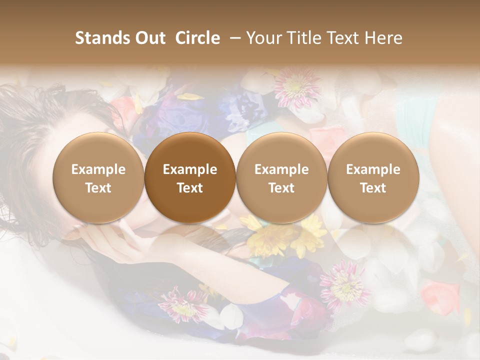 Bathroom White Bubble PowerPoint Template