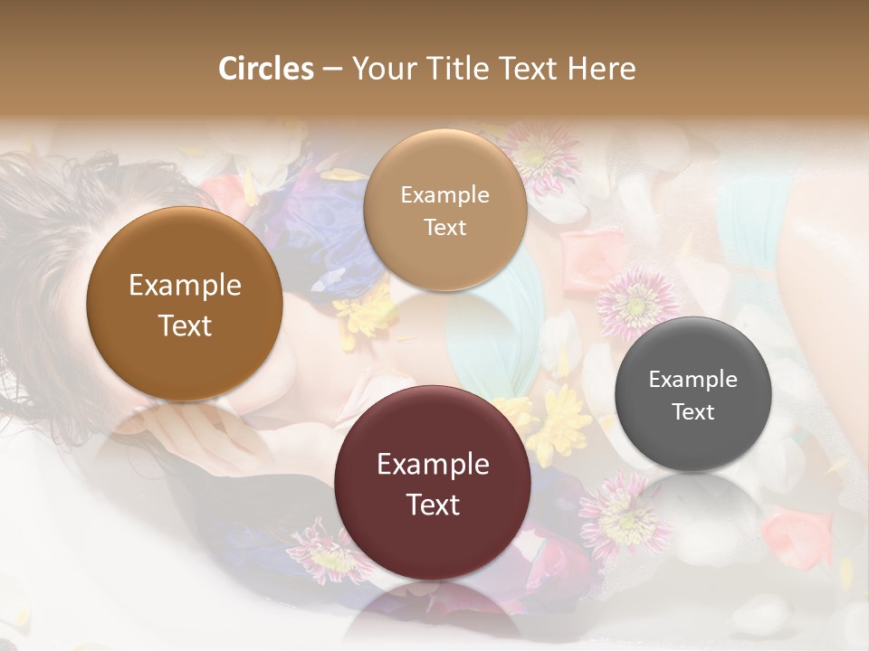 Bathroom White Bubble PowerPoint Template