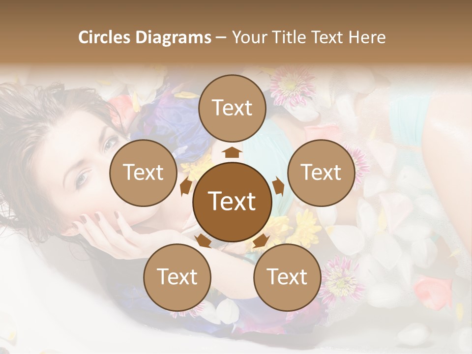 Bathroom White Bubble PowerPoint Template