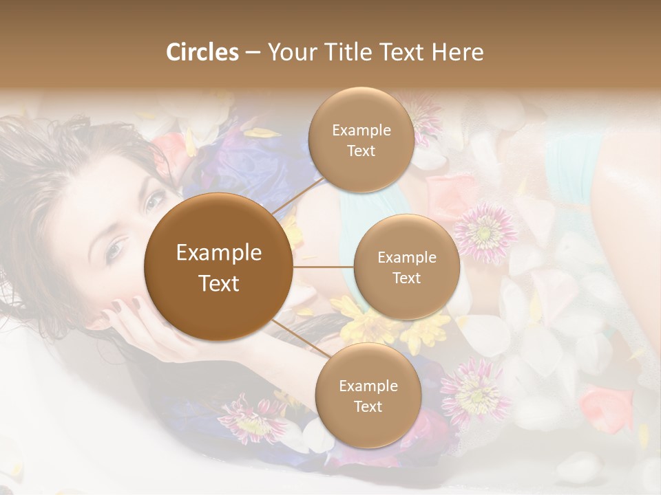 Bathroom White Bubble PowerPoint Template