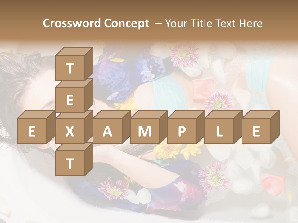 Bathroom White Bubble PowerPoint Template