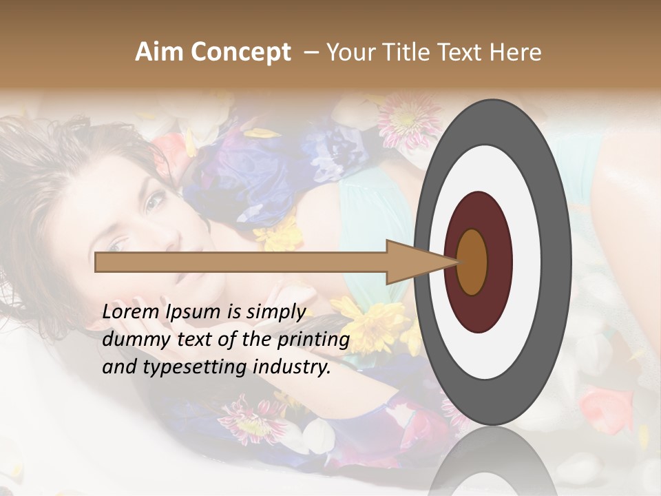 Bathroom White Bubble PowerPoint Template