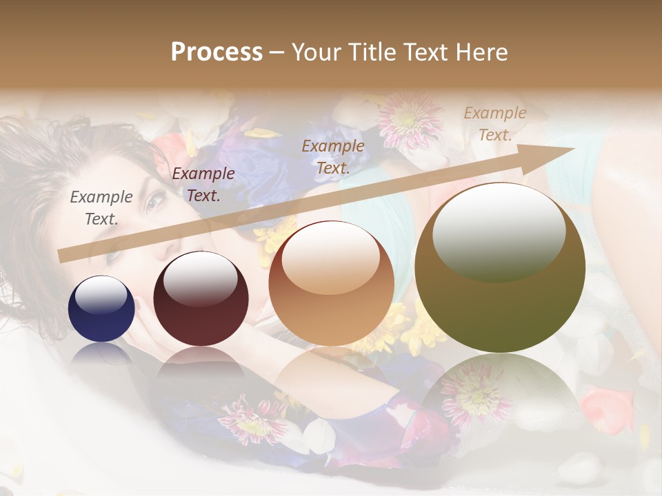 Bathroom White Bubble PowerPoint Template