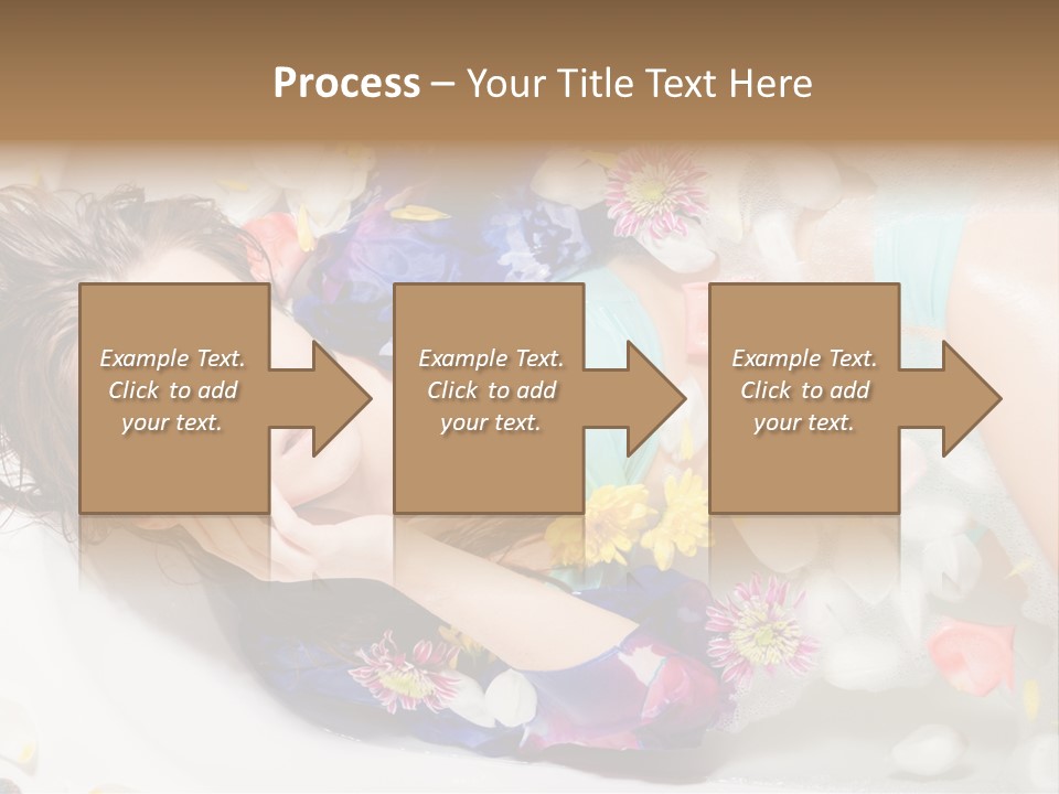 Bathroom White Bubble PowerPoint Template