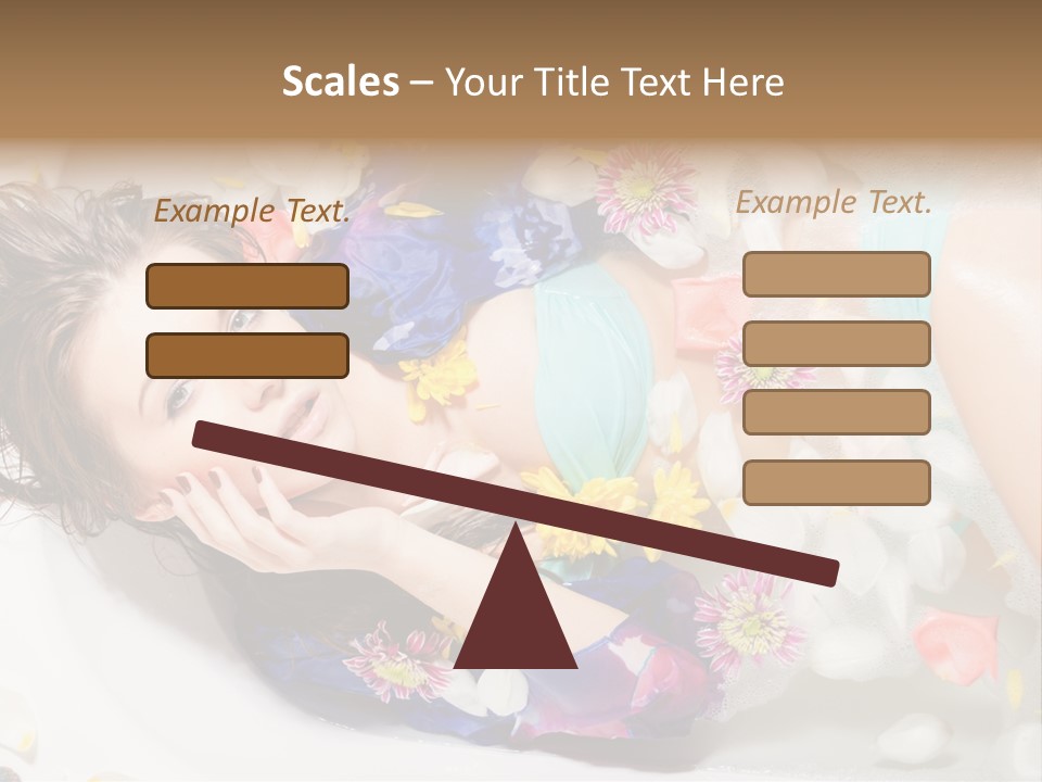 Bathroom White Bubble PowerPoint Template