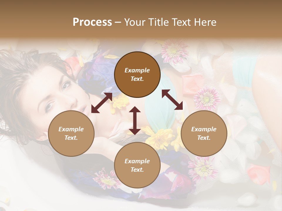 Bathroom White Bubble PowerPoint Template