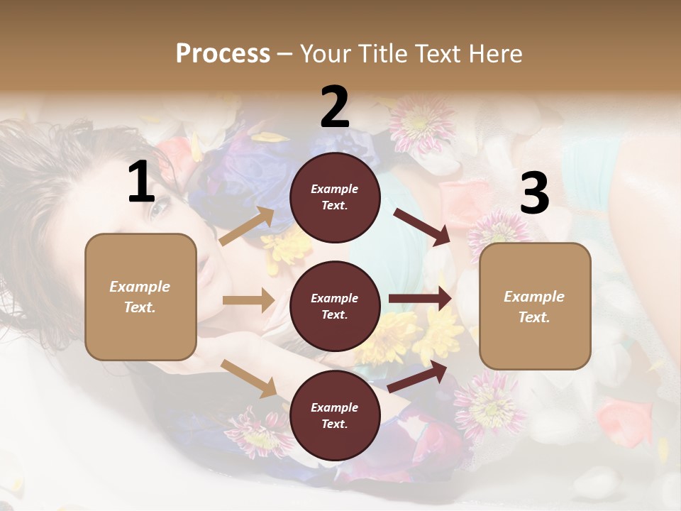 Bathroom White Bubble PowerPoint Template