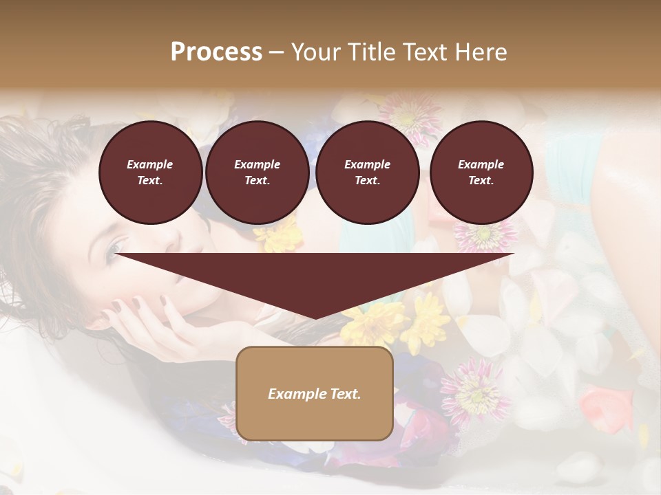 Bathroom White Bubble PowerPoint Template