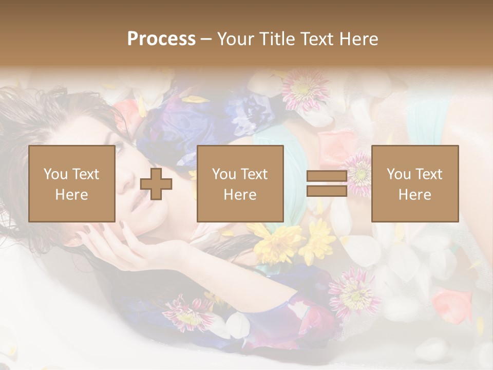 Bathroom White Bubble PowerPoint Template