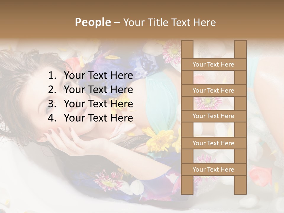 Bathroom White Bubble PowerPoint Template