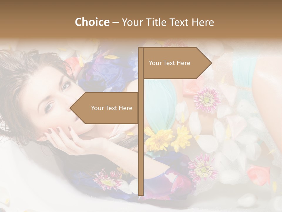 Bathroom White Bubble PowerPoint Template