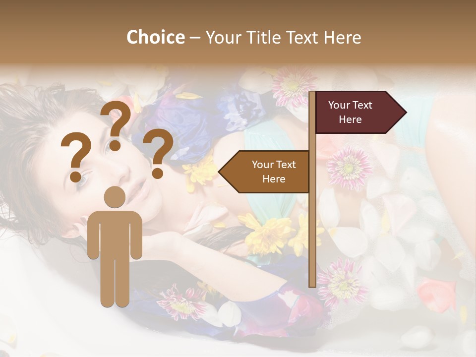 Bathroom White Bubble PowerPoint Template