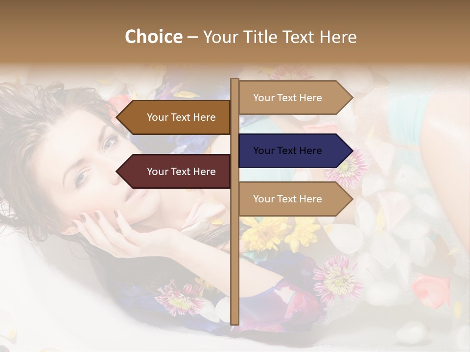 Bathroom White Bubble PowerPoint Template