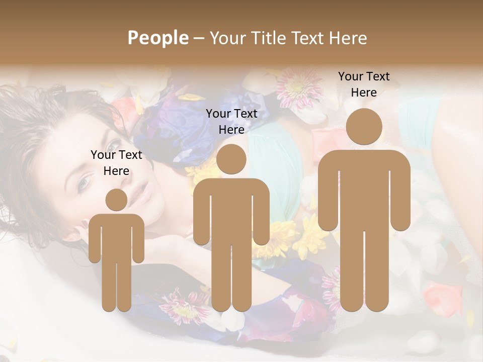 Bathroom White Bubble PowerPoint Template