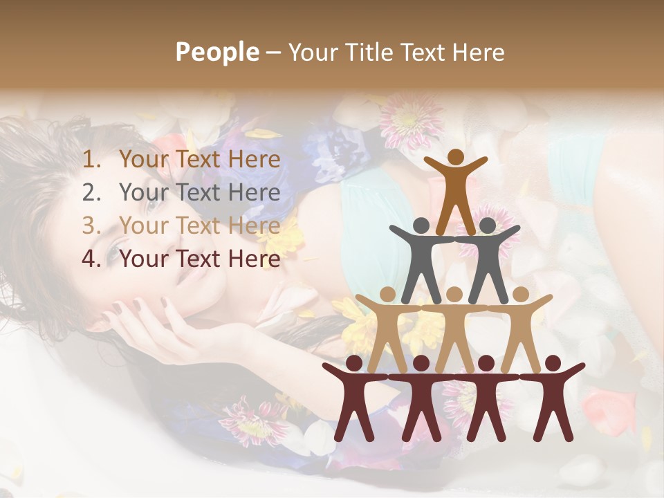 Bathroom White Bubble PowerPoint Template