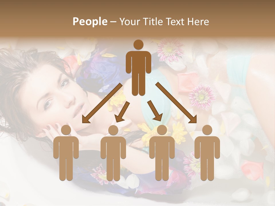 Bathroom White Bubble PowerPoint Template