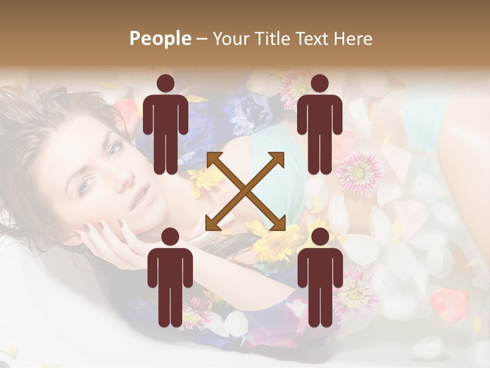 Bathroom White Bubble PowerPoint Template