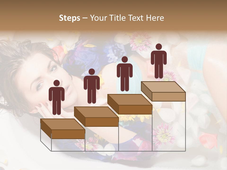 Bathroom White Bubble PowerPoint Template