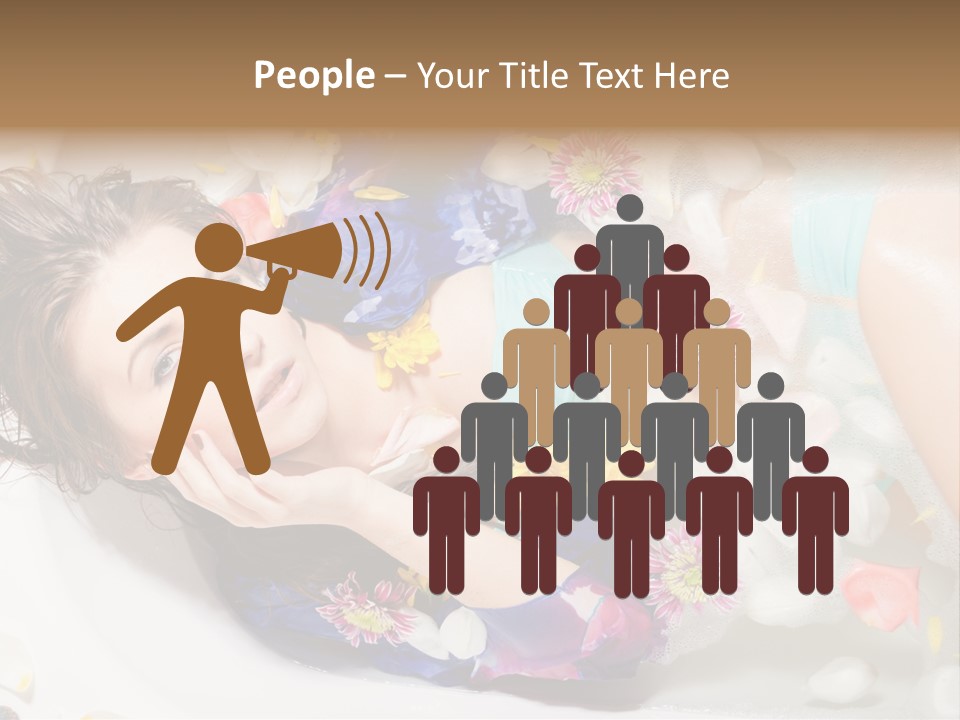 Bathroom White Bubble PowerPoint Template