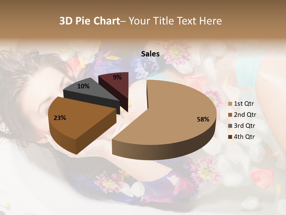 Bathroom White Bubble PowerPoint Template