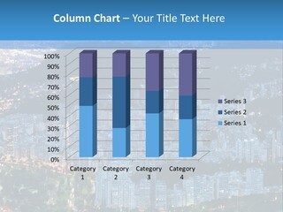 Mountain Sunset Downtown PowerPoint Template