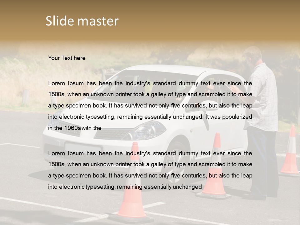 Learner Lesson Happy PowerPoint Template