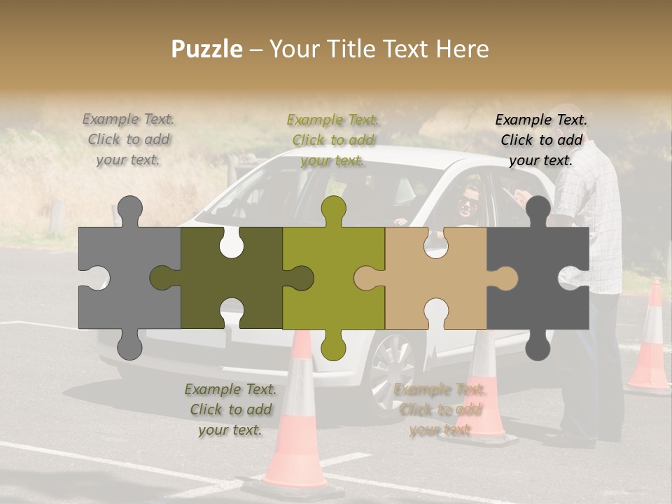 Learner Lesson Happy PowerPoint Template