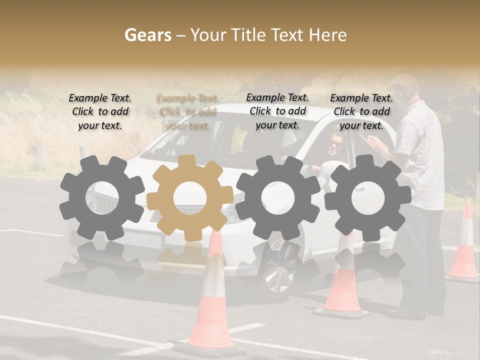 Learner Lesson Happy PowerPoint Template