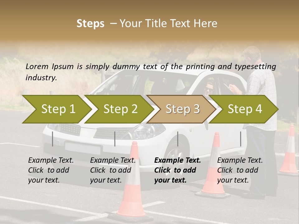 Learner Lesson Happy PowerPoint Template