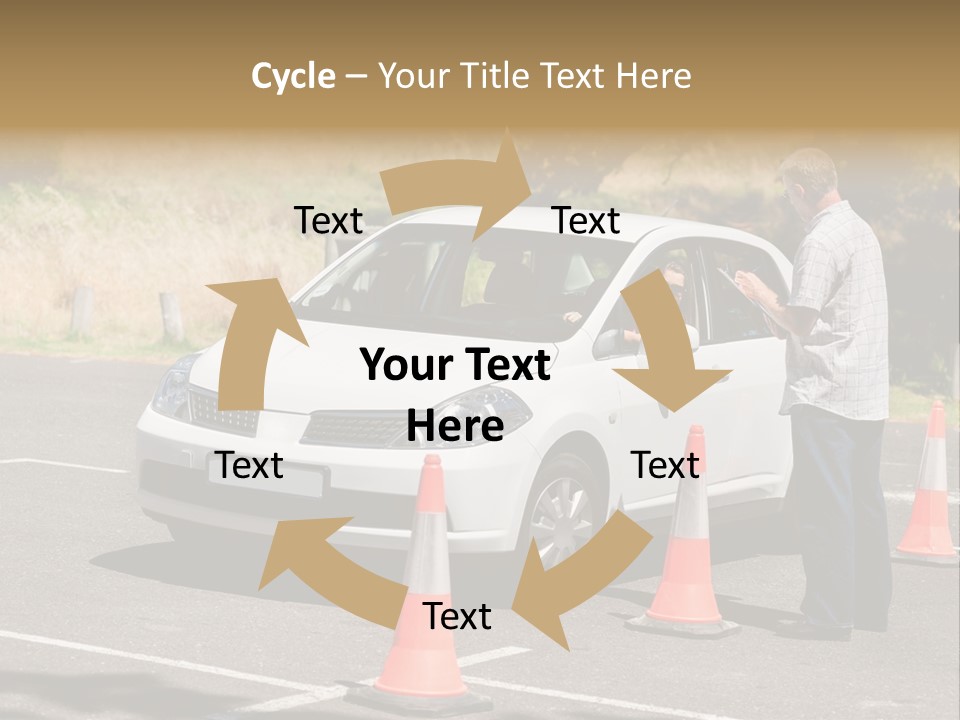 Learner Lesson Happy PowerPoint Template