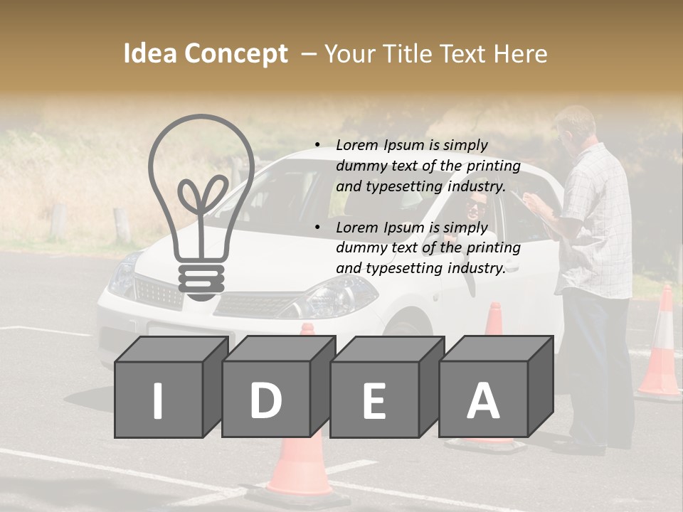 Learner Lesson Happy PowerPoint Template