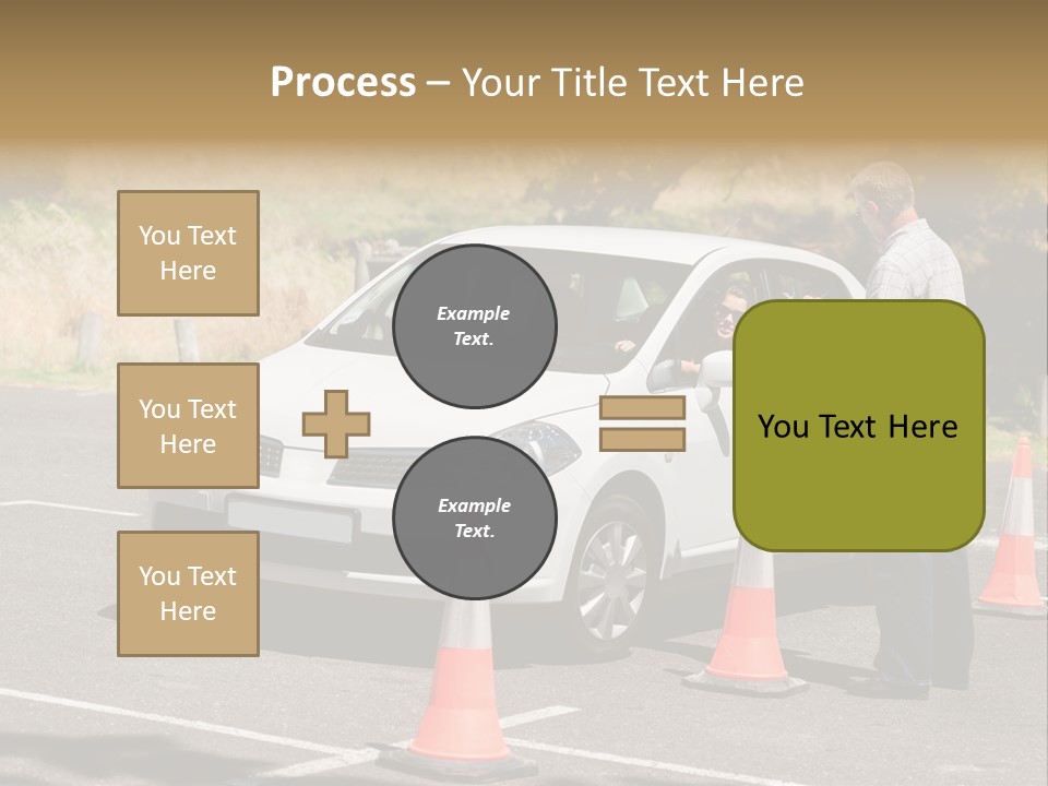 Learner Lesson Happy PowerPoint Template